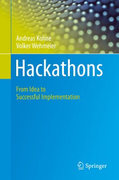 Hackathons (eBook, PDF) - Kohne, Andreas; Wehmeier, Volker