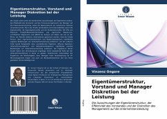 Cover Eigentümerstruktur, Vorstand und Manager Diskretion bei der Leistung