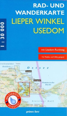 Rad- und Wanderkarte Lieper Winkel und Usedom