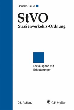 StVO Straßenverkehrs-Ordnung (eBook, ePUB) - Bouska, Wolfgang