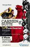 "Carmen" Suite for Flute Quartet (C Flute instead Alto) (eBook, ePUB)