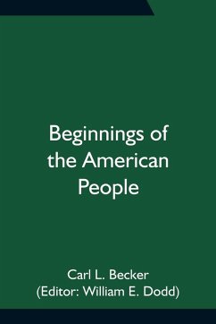 Cover Beginnings of the American People