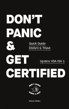 Don´t Panic and Get Certified - Peters, Marco
