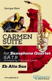 "Carmen" Suite for Sax Quartet (Eb Alto Sax) (eBook, ePUB)