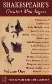 Shakespeare's Greatest Monologues - Volume I (eBook, ePUB)