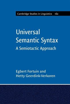 Universal Semantic Syntax - Fortuin, Egbert (Universiteit Leiden); Geerdink-Verkoren, Hetty (Universiteit Leiden)