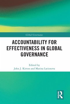 Accountability for Effectiveness in Global Governance