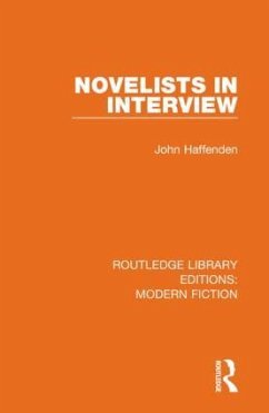 Novelists in Interview - Haffenden, John