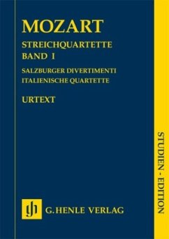 Wolfgang Amadeus Mozart - Streichquartette Band I (Salzburger Divertimenti, Italienische Quartette)