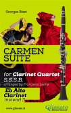 "Carmen" Suite for Clarinet Quartet (Alto Clarinet) (eBook, ePUB)