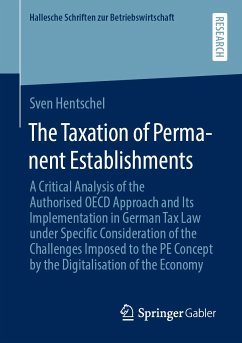 The Taxation of Permanent Establishments (eBook, PDF) - Hentschel, Sven