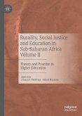 Rurality, Social Justice and Education in Sub-Saharan Africa Volume II (eBook, PDF)