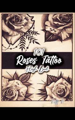 Cover 101 Roses Tattoo Flash Book (eBook, ePUB)