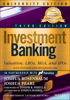 Investment Banking (eBook, PDF) - Rosenbaum, Joshua; Pearl, Joshua