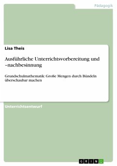 Ausführliche Unterrichtsvorbereitung und -nachbesinnung (eBook, PDF)