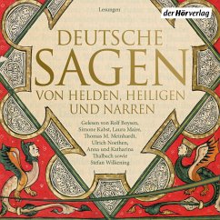 Deutsche Sagen von Helden, Heiligen und Narren (MP3-Download) - Brüder Grimm; Bechstein, Ludwig