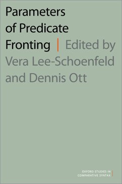 Parameters of Predicate Fronting (eBook, ePUB)