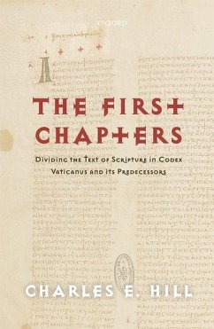 The First Chapters - Hill, Charles E