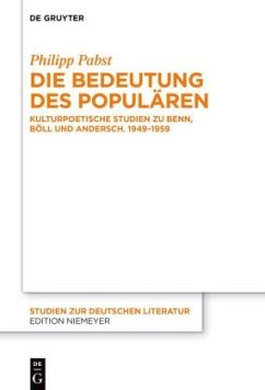 Die Bedeutung des Populären - Pabst, Philipp