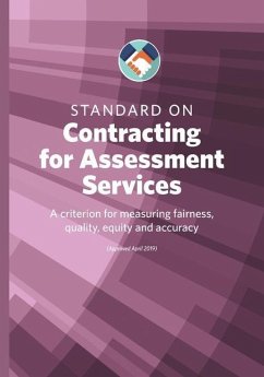 Standard on Contracting for Assessment Services - Guy, Joe; Tompkins, Jeff; Williams, Bryan