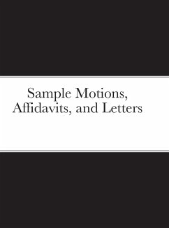 Sample Motions, Affidavits, and Letters - Lewis, Larry