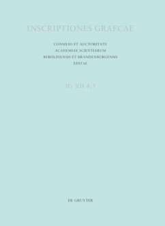 Inscriptiones Calymnae et insularum Calymniarum / Inscriptiones Graecae. Inscriptiones insularum maris Aegaei praeter Delum. Inscriptiones Coi, Calymni, insularum Milesia Vol XII. Fasc 4. Pars 5