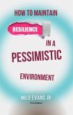 How To Maintain Resilience In A Pessimistic Environment (First Edition, #1) (eBook, ePUB)
