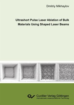Ultrashort Pulse Laser Ablation of Bulk Materials Using Shaped Laser Beams - Mikhaylov, Dmitriy