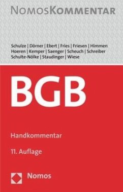 Bürgerliches Gesetzbuch, m. 1 Buch, m. 1 Online-Zugang - Schulze, Reiner;Dörner, Heinrich;Ebert, Ina