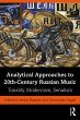 Analytical Approaches to 20th-Century... - Bild 1