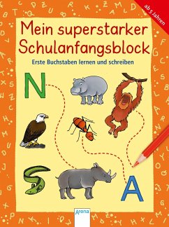 Erste Buchstaben lernen und schreiben (Mängelexemplar) - Krapp, Christiane;Seeberg, Helen;Hoffmann, Ina