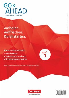 Go Ahead 7. Jahrgangsstufe. Realschule Bayern - Arbeitshefte Wordmaster, Vokabeltaschenbuch und Schulaufgabentrainer (Im Paket)