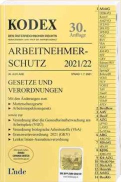 Cover KODEX Arbeitnehmerschutz 2021/22