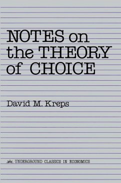 Notes On The Theory Of Choice (eBook, ePUB) - Kreps, David