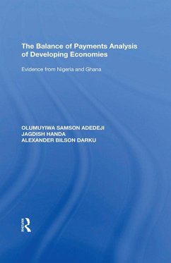 Cover The Balance of Payments Analysis of Developing Economies (eBook, ePUB)