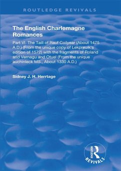 Cover The English Charlemagne Romances (eBook, ePUB)