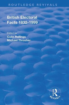 British Electoral Facts, 1832-1999 (eBook, ePUB) - Craig, Fred W. S.