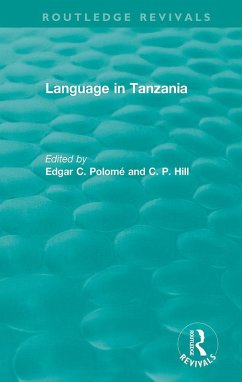 Routledge Revivals: Language in Tanzania (1980) (eBook, ePUB) Cover Routledge Revivals: Language in Tanzania (1980) (eBook, ePUB)