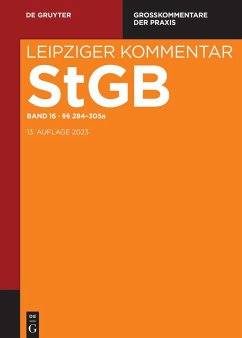 Strafgesetzbuch. Leipziger Kommentar §§ 284-305a