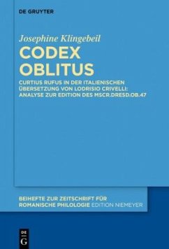 Codex oblitus - Klingebeil, Josephine