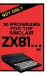 Not Only 30 Programs for the Sinclair... - Bild 1