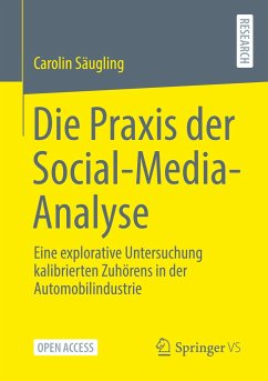 Die Praxis der Social-Media-Analyse - Säugling, Carolin