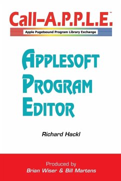 Applesoft Program Editor - Hackl, Richard