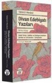 Divan Edebiyati Yazilari - Tahirül - Mevlevi