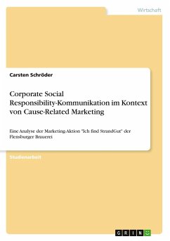 Corporate Social Responsibility-Kommunikation im Kontext von Cause-Related Marketing - Schröder, Carsten