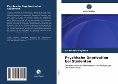 Psychische Deprivation bei Studenten - Krylova, Anastasia