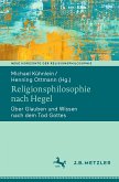 Religionsphilosophie nach Hegel (eBook, PDF)