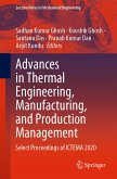 Advances in Thermal Engineering, Manufacturing, and Production Management (eBook, PDF)