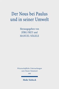 Der Nous bei Paulus und in seiner Umwelt (eBook, PDF)