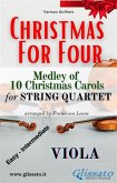 Viola part - String Quartet Medley "Christmas for four" (fixed-layout eBook, ePUB)